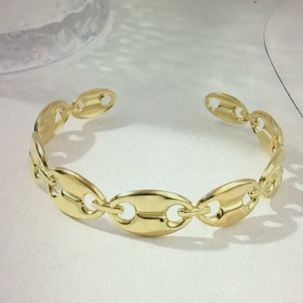 New Coffee Bean Style Cuff Bracelet